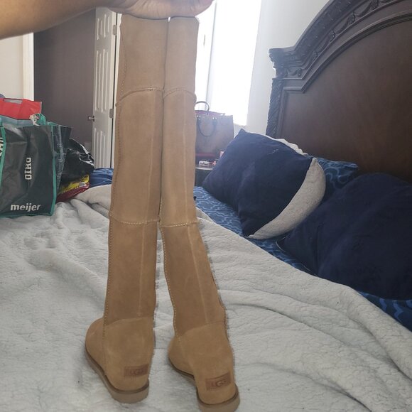 Over the Knee Ugg Boots brown/tan - Picture 3 of 9